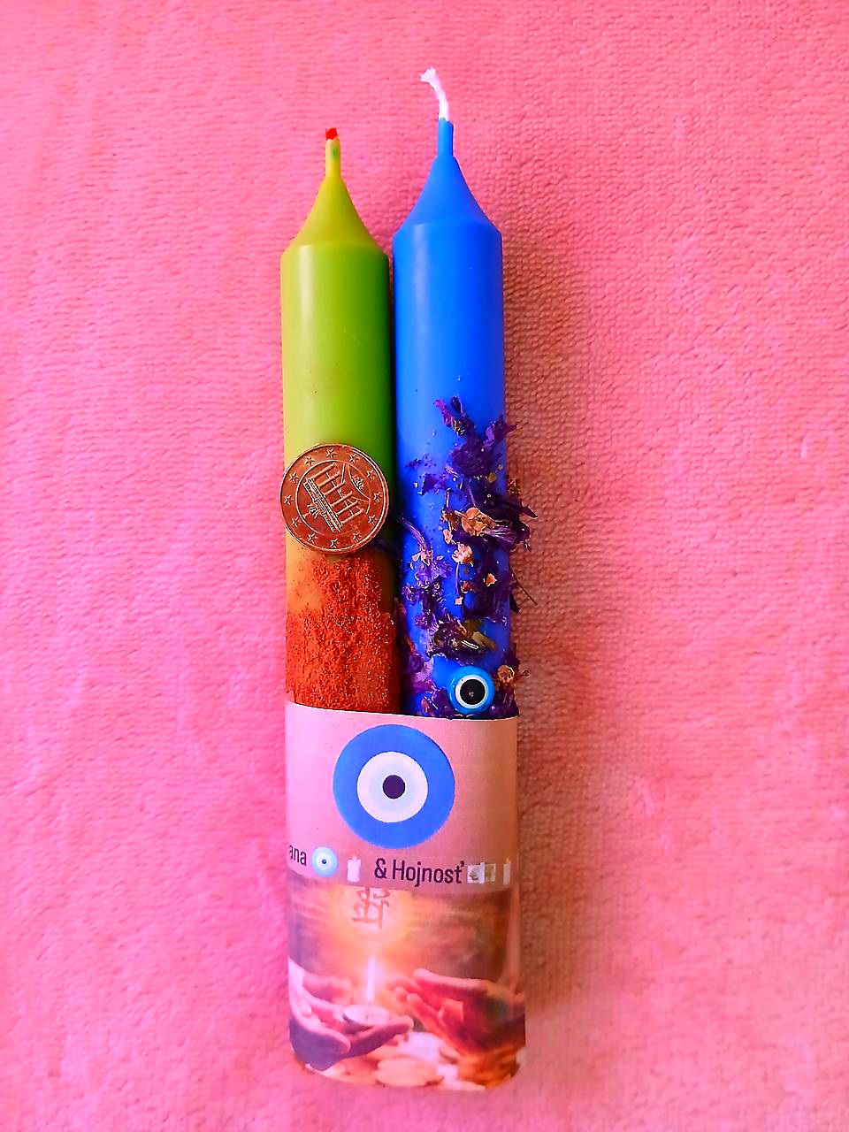 Sada energetických svíček hojnost a ochrana