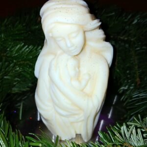 Vánoční svíčka Panna Marie s Ježíšem