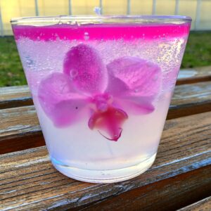 Svíčka živá orchidei